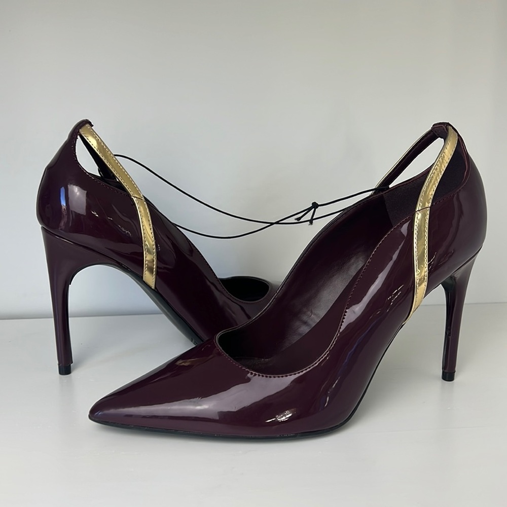 Marc Fisher Garlene Patent Leather Pointed Toe Heels